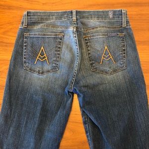 Seven for all mankind “A” pocket jeans